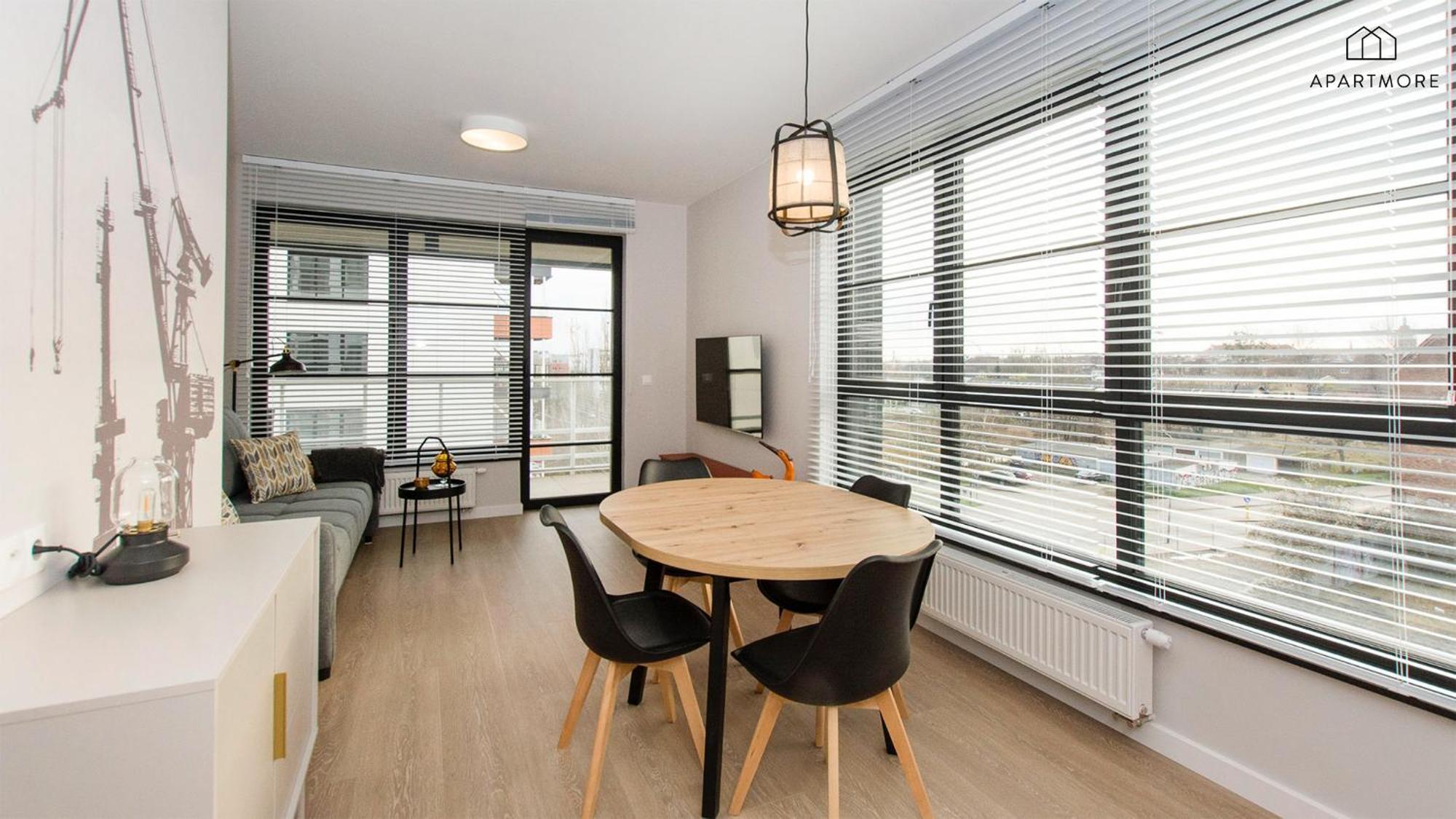 City Center - Walowa I Popieluszki By Apartmore กดัญสก์ ภายนอก รูปภาพ